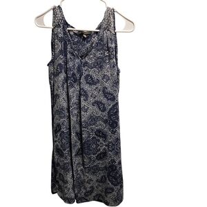 Rose & Olive Blue and White Midi Dress Ladies Size 4